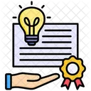 Derechos Propiedad Intelectual Licencia Icon