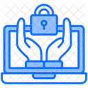 Copyright Portatil Candado Icono