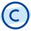 Derechos De Autor Icono