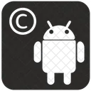 Android Derechos De Autor Icono
