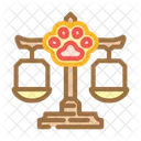 Derechos De Los Animales Veganos Icono