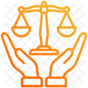 Derechos Humanos Escala Justicia Icon