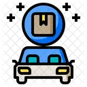 Deriver Car Delivery Package Icon