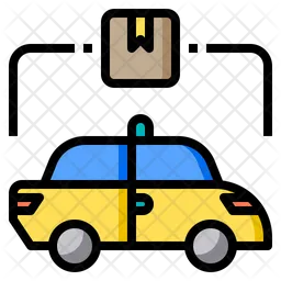 Derivery Taxi  Icon