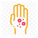 Dermatitis Rash Hands Icon