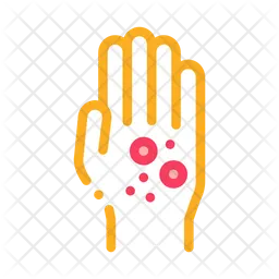 Dermatitis Rash Hands  Icon