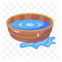 Derrame de agua  Icono