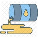 Derrame De Petroleo Barril De Petroleo La Contaminacion Icono