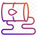 Derrame De Petroleo Desastre Contaminacion Ambiental Icono