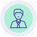 Derzeitiger Mitarbeiter  Symbol