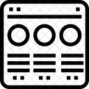 Forfaits Navigateur Interface Icône