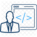 Desarrollador Codigo Codificacion Icono