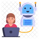 Desarrollador de robots  Icono