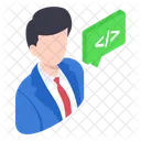 Desarrollador Codificador Programador Icono