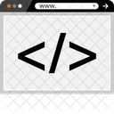 Desarrollo Codificacion Web Icono