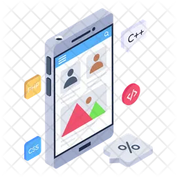Desarrollo de aplicaciones móviles  Icono