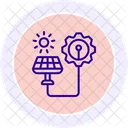 Desarrollo de la energía solar  Icono