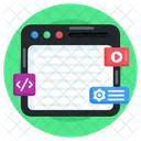 Codificacion Web Desarrollo De Software Programacion Web Icon