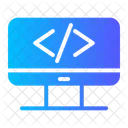 Desarrollo De Software Codificacion Programacion Icono