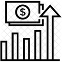 Crecimiento Del Dinero Crecimiento Empresarial Crecimiento Financiero Icono