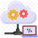 Codificacion En La Nube Configuraciones En La Nube Computacion En La Nube Icon