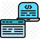 Desarrollo Frontend Codigo Codificacion Icono