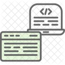 Desarrollo Frontend Codigo Codificacion Icono