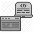 Desarrollo Frontend Codigo Codificacion Icono