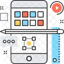 Movil Desarrollo Interfaz De Usuario Icono