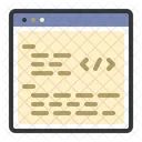 Escribir Sitio Web Guion Icono