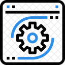 Desarrollo Proceso Sitio Web Icono