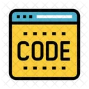 Codigo Programacion Pagina Web Icono