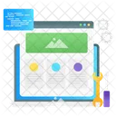 Desarrollo de sitios web  Icono
