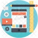 Movil UI Desarrollo Icono