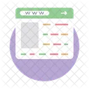 Diseno Web Contenido Web Desarrollo Web Icon