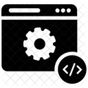 Optimizacion De Codigo Desarrollo Web Codificacion Html Icono