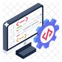 Optimizacion De Codigo Desarrollo Web Codificacion Html Icono