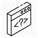 Optimizacion De Codigo Codificacion De Sitios Web Codificacion HTML Icono
