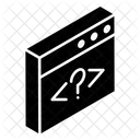 Optimizacion De Codigo Codificacion De Sitios Web Codificacion HTML Icono