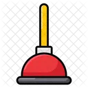 Desatascador de baño  Icono