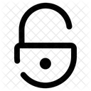 Interface De Usuario Desbloqueio Seguranca Ícone