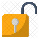 Interface Abrir Cadeado Ícone