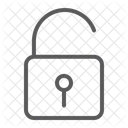 Desbloquear Seguridad Candado Icono