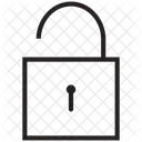 Bloqueio Aberto Seguro Seguranca Ícone