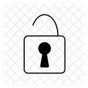 Desbloquear-bloquear buraco da fechadura aberto  Icon