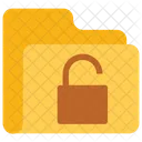 Desbloquear carpeta  Icono
