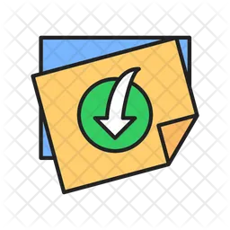 Descarga de archivos  Icono