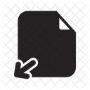Descargar Archivos Datos Carpeta De Descarga Icono