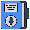 Descarga de archivos  Icono