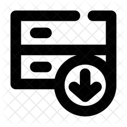 Descarga de base de datos  Icono